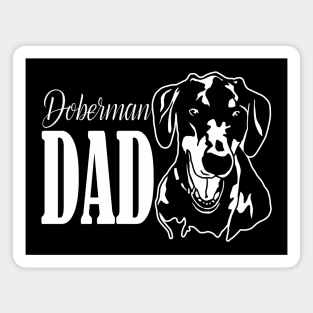 Doberman Dad Gift Magnet